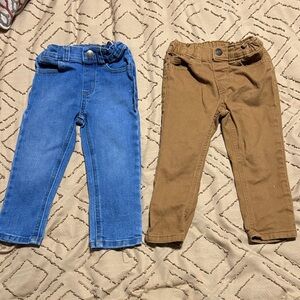 Garanimals Blue and Brown Kids Jeans - 2 Pack